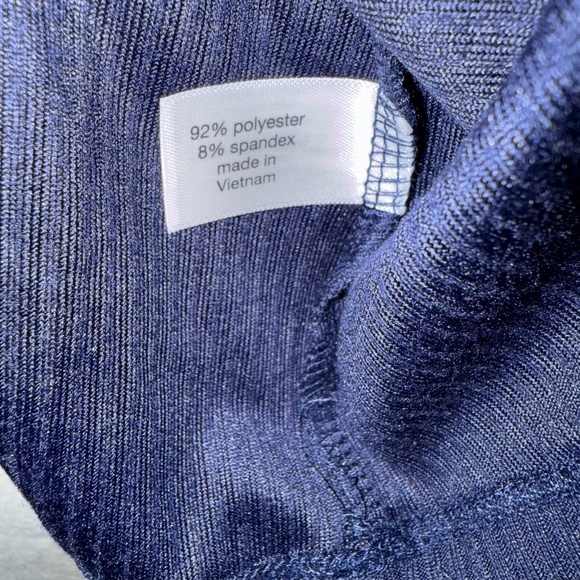 Lane Bryant Ribbed Tank Top Size 26/28 Navy Tunic Basic Minimal Layer Flowy NEW - Picture 7 of 10